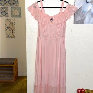Long Pink Dress